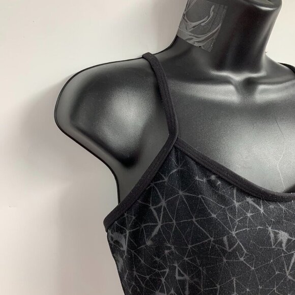 Lululemon Women's‎ Power Y Tank Luon Star Crushed Coal Black Size 8 - Picture 4 of 11